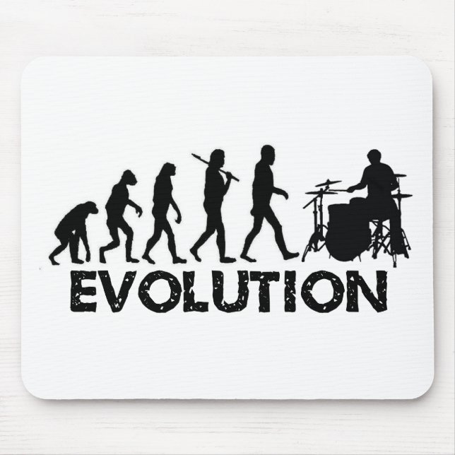 Evolution of a Drummer Mouse Mat (Front)