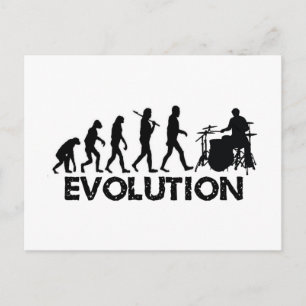 Evolution of a Drummer Postcard