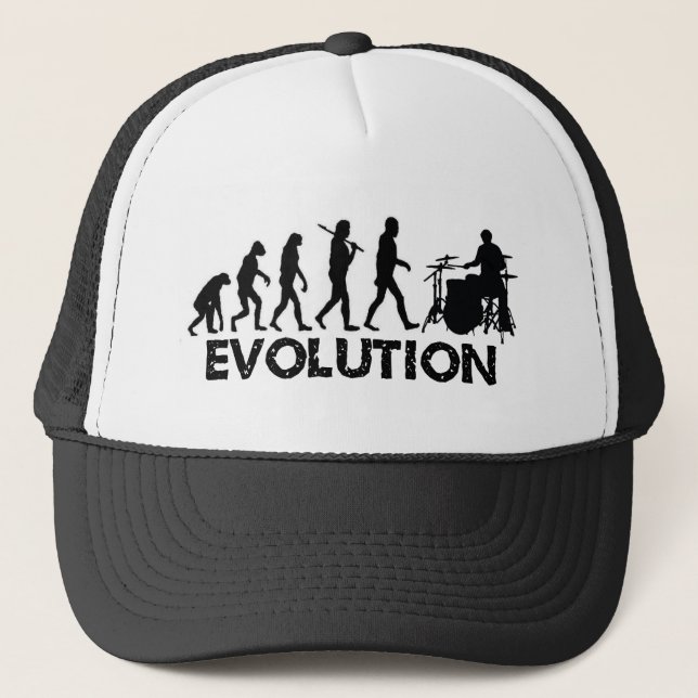 Evolution of a Drummer Trucker Hat (Front)