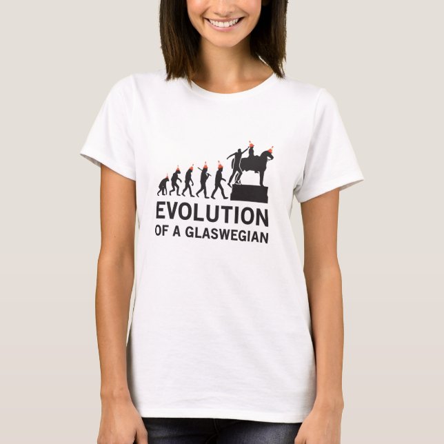 Evolution of a Glaswegian Tshirt (Glasgow) (Front)