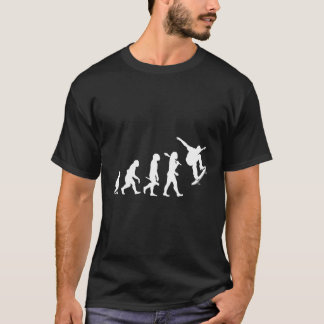 Evolution Of A Skateboarder Skateboard Kickflip Gi T-Shirt