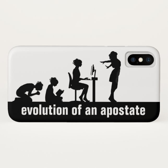"Evolution of an Apostate" Case-Mate iPhone Case (Back (Horizontal))