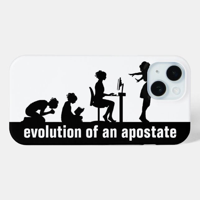 "Evolution of an Apostate" Case-Mate iPhone Case (Back (Horizontal))