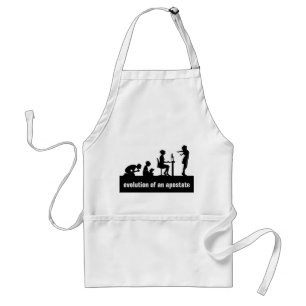 "Evolution of an Apostate" Standard Apron