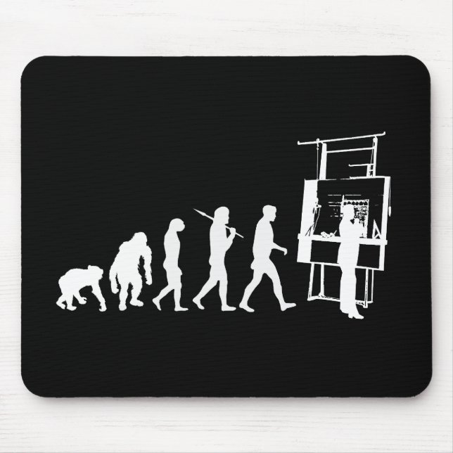 Evolution of Architecture Architects Draftsmen Mouse Mat (Front)