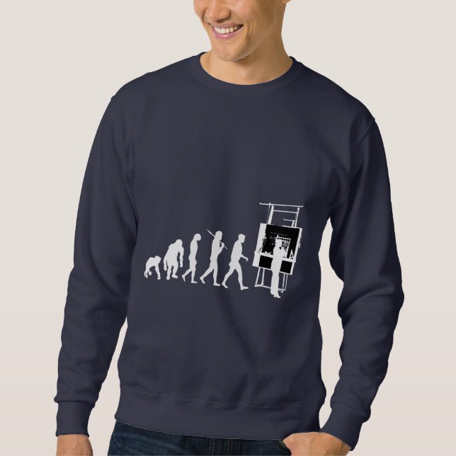 Evolution of Architecture Architects Draftsmen Sweatshirt (Front)