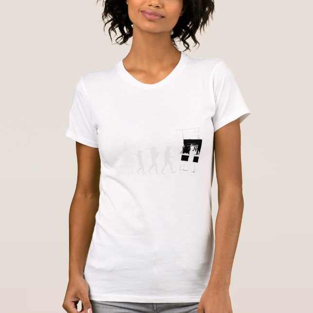 Evolution of Architecture Architects Draftsmen T-Shirt (Front)