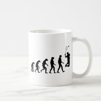 Evolution of Badminton Coffee Mug