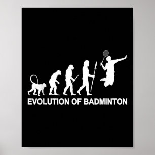 Evolution Of Badminton  Poster