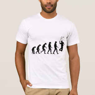 Evolution of Badminton T-Shirt