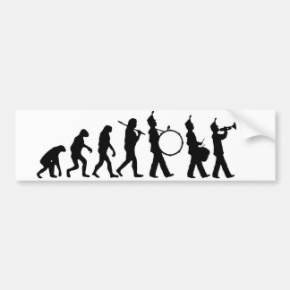 Evolution of Band Bumper Sticker