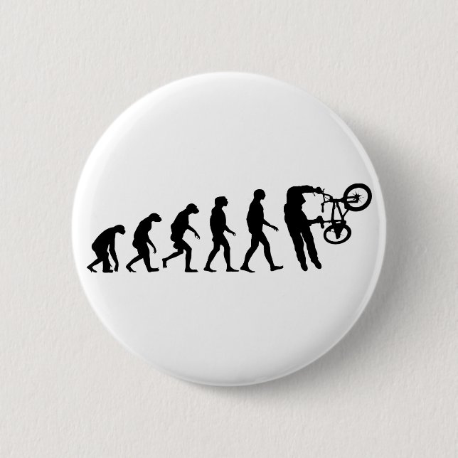 Evolution of BMX 6 Cm Round Badge (Front)