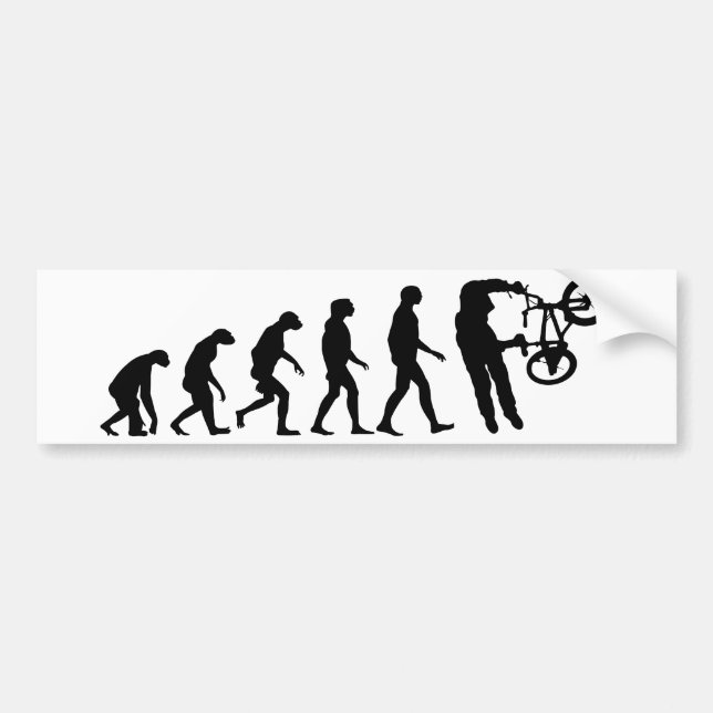 Evolution of BMX Bumper Sticker (Front)