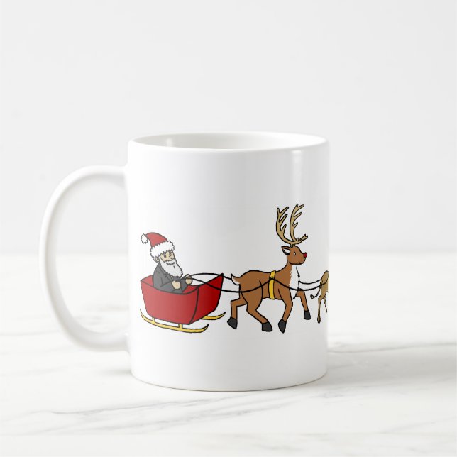 Evolution of Christmas Coffee Mug (Left)