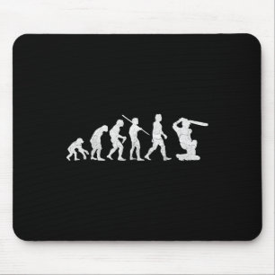 Evolution Of Cricket T Shirt Funny Clic World Gift Mouse Mat