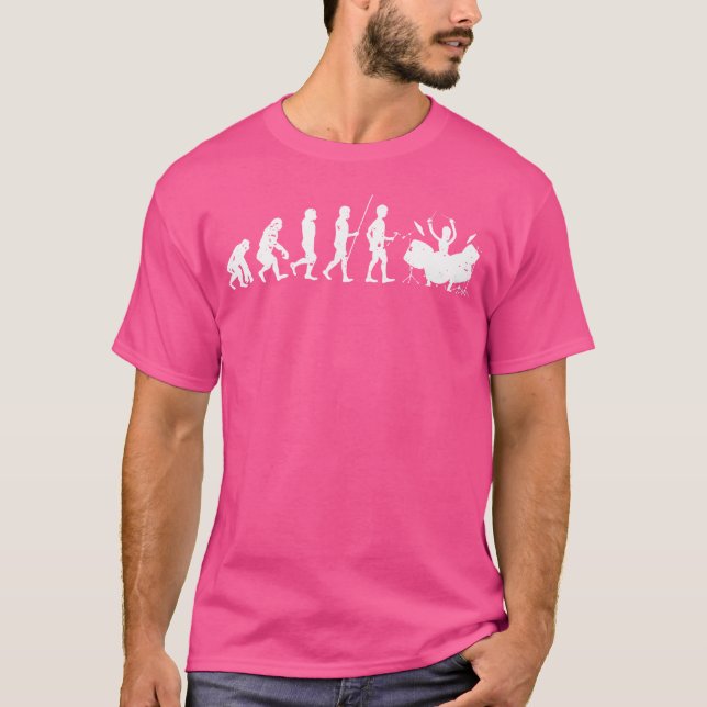 Evolution Of Drummer Drums  For Musician T-Shirt (Front)