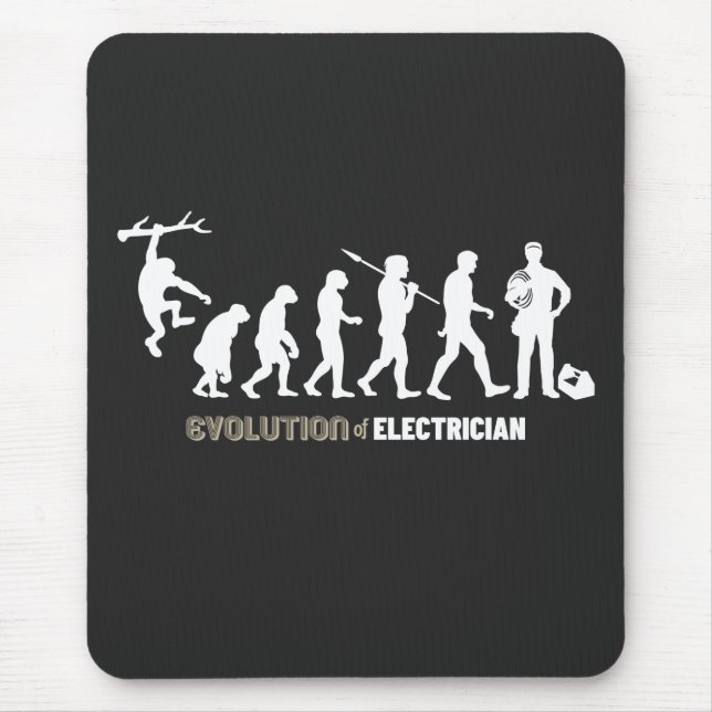 Evolution of Electrician Mouse Mat (Front)