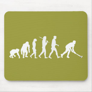 Evolution of Field hockey - Hockey gifts Mouse Mat