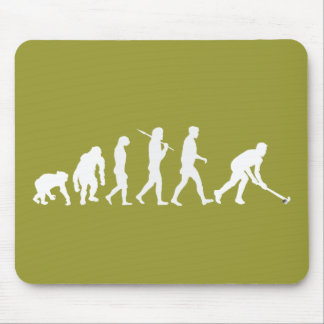 Evolution of Field hockey - Hockey gifts Mouse Mat