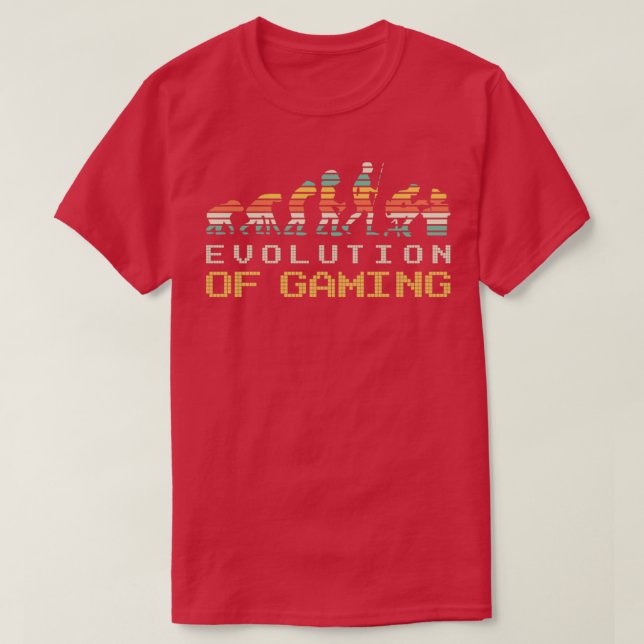Evolution Of Gaming T-Shirt (Design Front)