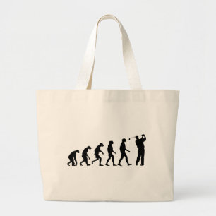 Evolution of Golf Large Tote Bag