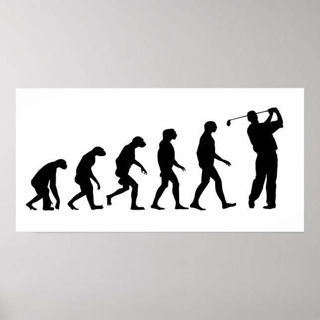 Evolution of Golf Poster (Front)