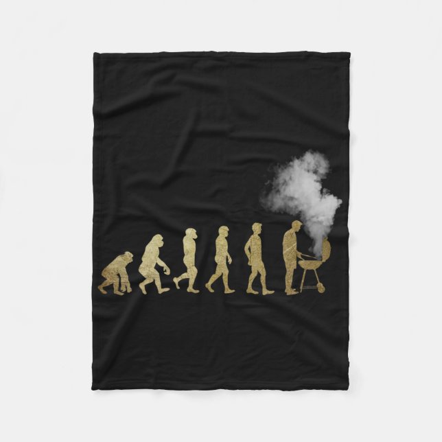 Evolution Of Grill Master - Grilling Gifts - I Do  Fleece Blanket (Front)