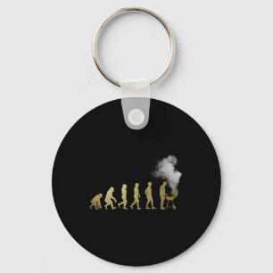 Evolution Of Grill Master - Grilling Gifts - I Do  Key Ring