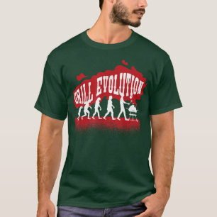 Evolution of Grilling BBQ Cooking Lover T-Shirt