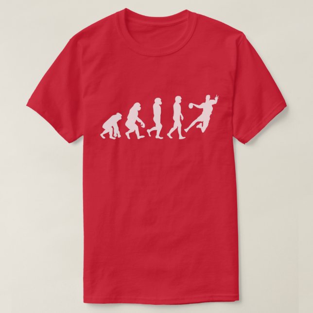 Evolution of Handball T-Shirt (Design Front)