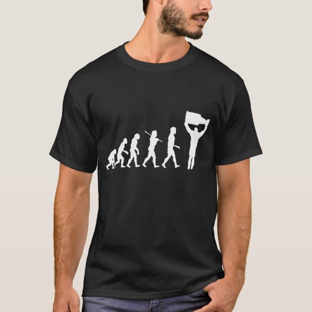 Evolution of Hockey Champ Dark T-Shirt (Front)
