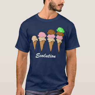 Evolution of Ice Cream T-Shirt