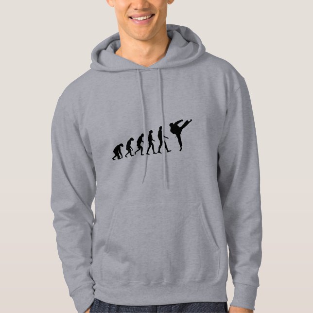 Evolution of Karate Hoodie (Front)