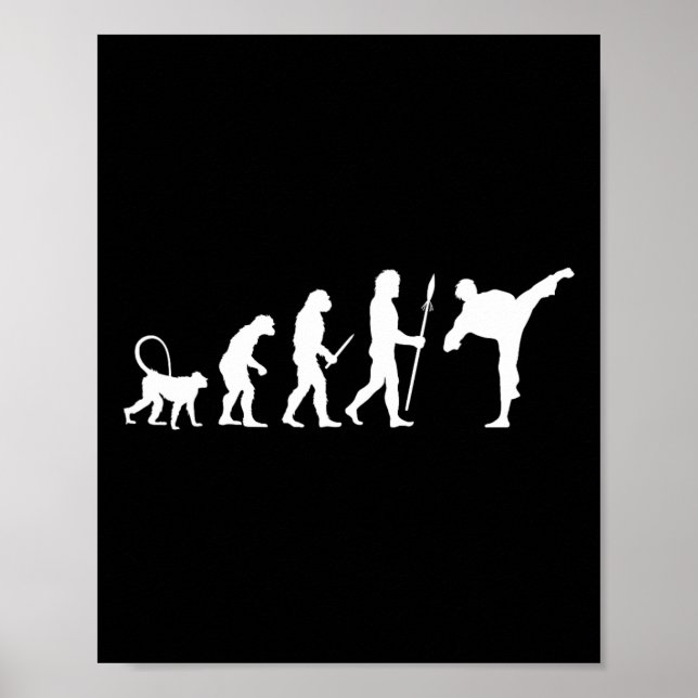 Evolution Of Karate  Poster (Front)
