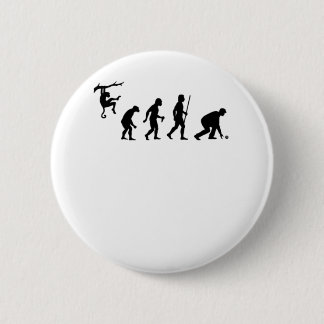 Evolution of Lawn Bowls 6 Cm Round Badge