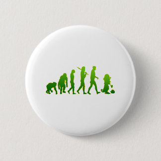Evolution of leprechauns shirts & gifts 6 cm round badge