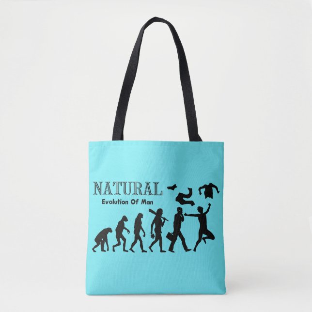 Evolution Of Liberated Man Tote Bag (Front)