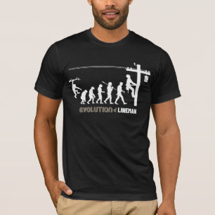 Evolution of Lineman T-Shirt