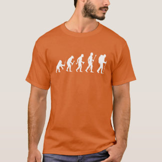 Evolution Of Man and Hiking gift T-Shirt