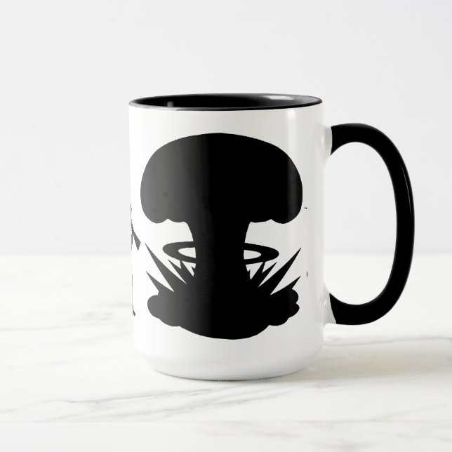 Evolution of Man & Cockroach Funny Evolution Chart Mug (Right)