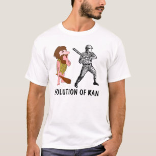 Evolution of Man, Funny Baseball T-shirts