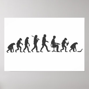 Evolution of Man Laptop Poster