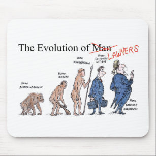 Evolution of Man mouse pad