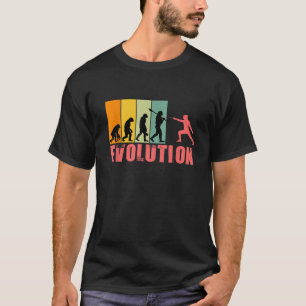 Evolution of Man Retro Fencing Evolution Fencer T-Shirt