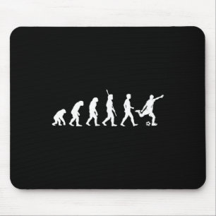 Evolution Of Man - Soccer Lover Soccer Player Mouse Mat