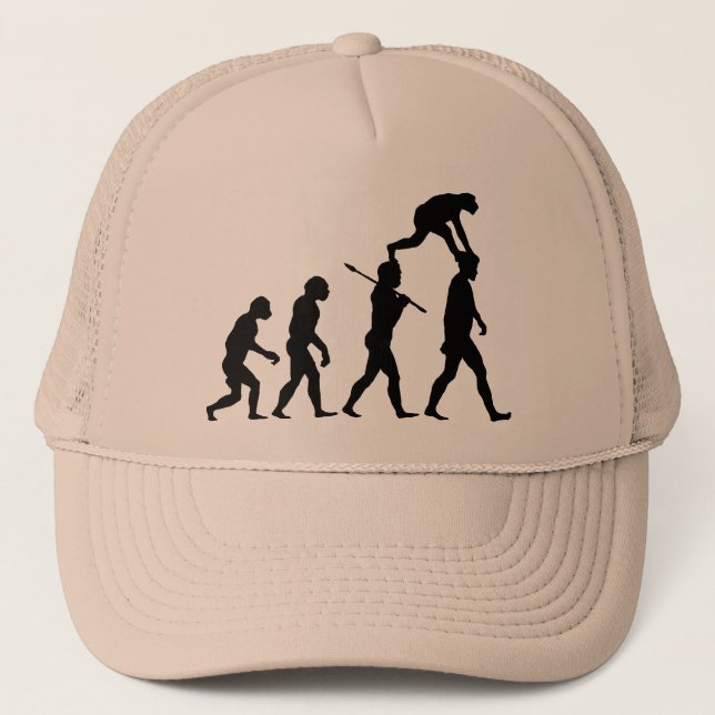 Evolution of Man Trucker Hat (Front)