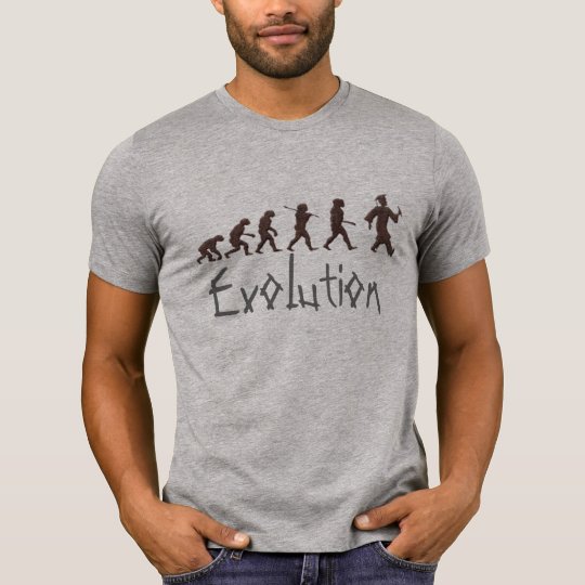 evolution of mankind funny graduation t-shirt