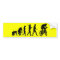 Evolution of mountain biking car bumper sticker