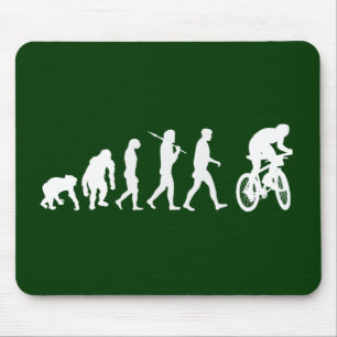 Evolution of mountain biking mountain bikers mouse mat