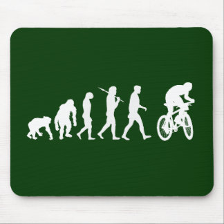 Evolution of mountain biking mountain bikers mouse mat